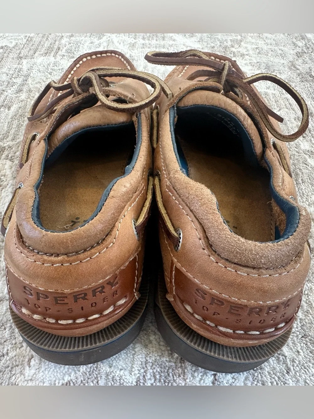 Sperry Classic Tan Leather 2 Eye Boat Shoes (Size 9)
